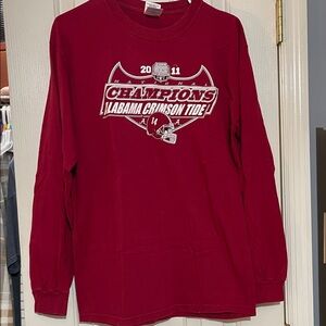 Alabama Crimson Tide Long Sleeve Shirt - Red